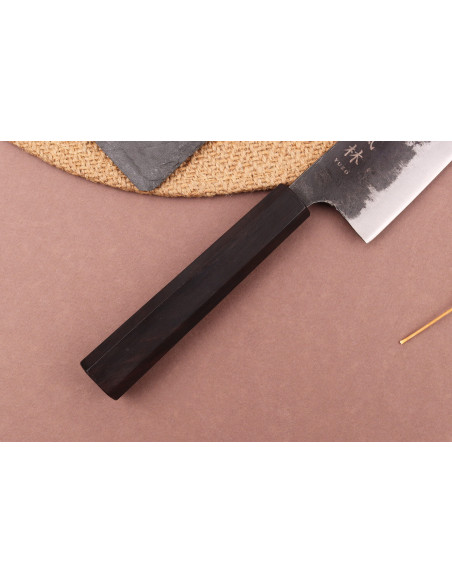 16,5cm Yuzo Shinju BS2 Cuchillo bunka japonés hecho a mano
