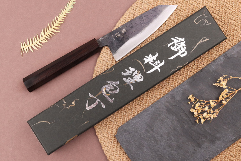 Yuzo Shinju BS2 12cm cuchillo japonés ko bunka hecho a mano