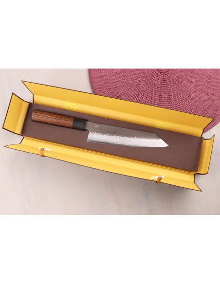 Couteau bunka 19cm japonais Shizu Hamono Gen VG10 damas