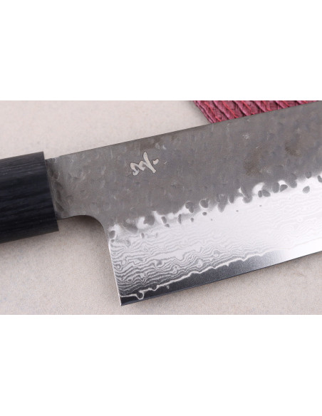 Couteau bunka 19cm japonais Shizu Hamono Gen VG10 damas
