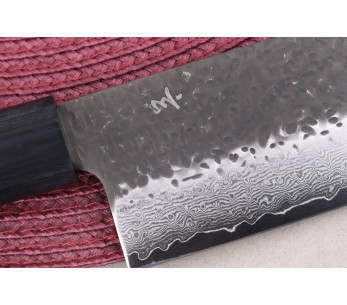 17cm Shizu Hamono Gen VG10 damascus japanilainen nakiri veitsi 2