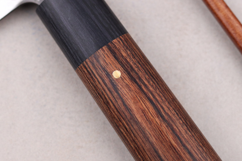 Faca nakiri japonesa de 17cm Shizu Hamono Gen VG10 damasco