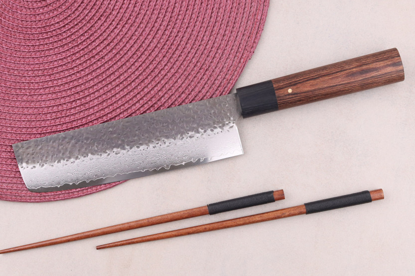 17cm Shizu Hamono Gen VG10 damaskus japansk nakiri kniv