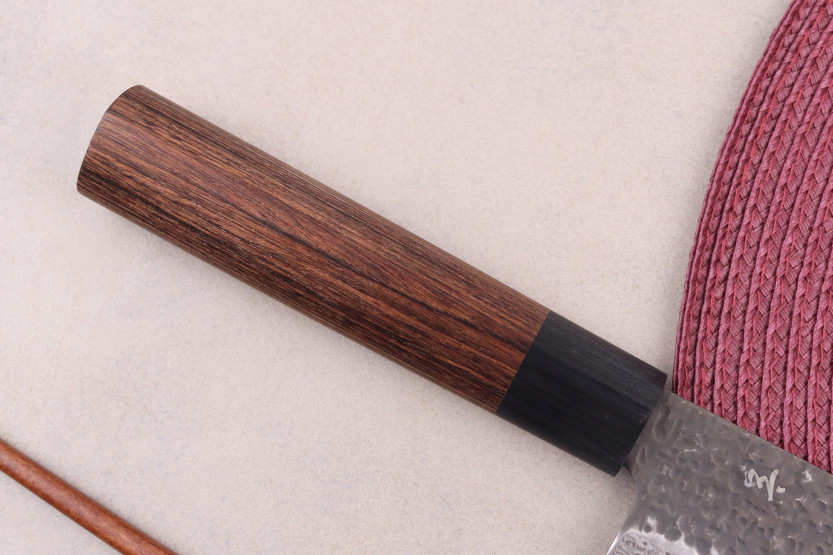 17cm Japanese Shizu Hamono Gen VG10 damascus nakiri knife