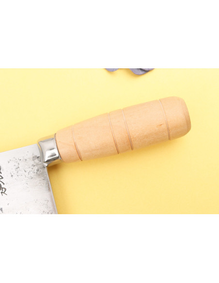 Hatsukokoro Sentan Migaki 17cm Cuchillo de cocina tradicional chino japonés en madera de arce