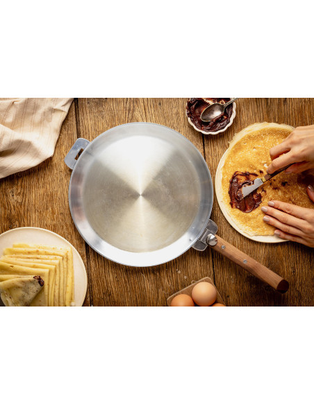 Cristel Mutine Avtakbar 26 cm crepepanne i rustfritt stål