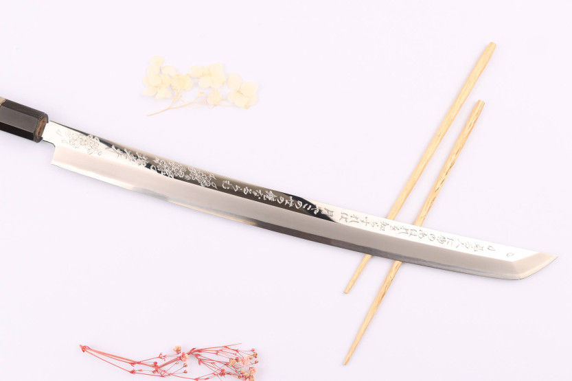 Sakimaru takohiki mes 39cm Sakai Takayuki Rinka japans handgemaakt mes