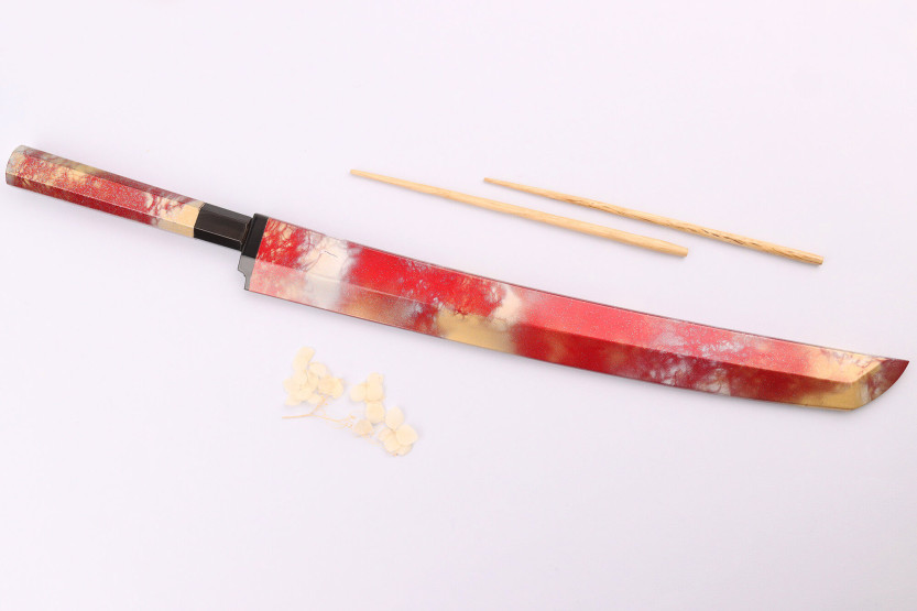 Sakimaru takohiki veitsi 39cm Sakai Takayuki Rinka japanilainen käsintehty veitsi