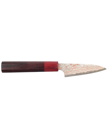 Takeshi Saji VG10 Rainbow Nashiji 9 cm japansk håndarbeidskniv