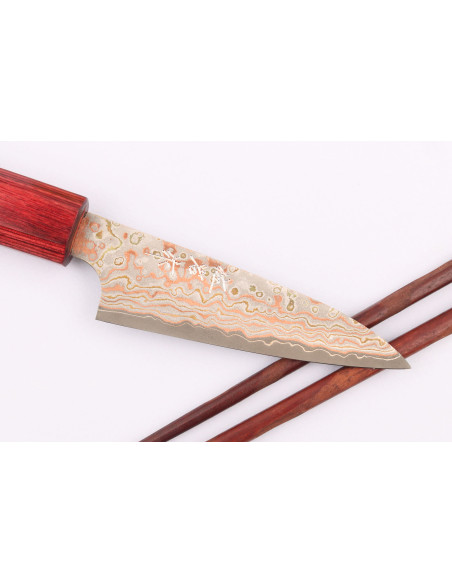 Takeshi Saji VG10 Rainbow Nashiji 9cm Japans traditioneel schilmesje