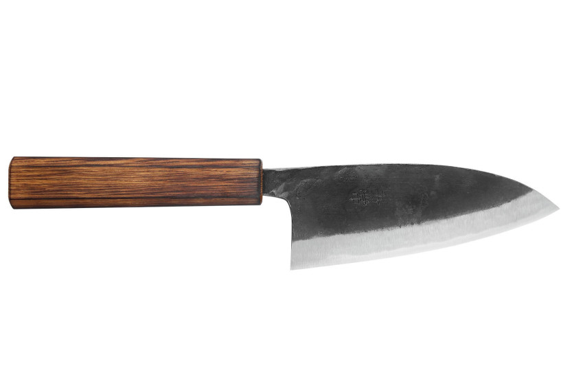 Faca japonesa artesanal Hidetsune BS2 13,5cm deba
