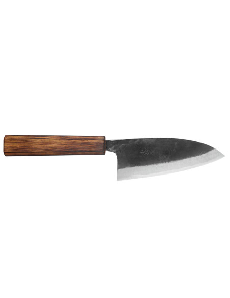 Faca japonesa artesanal Hidetsune BS2 13,5cm deba