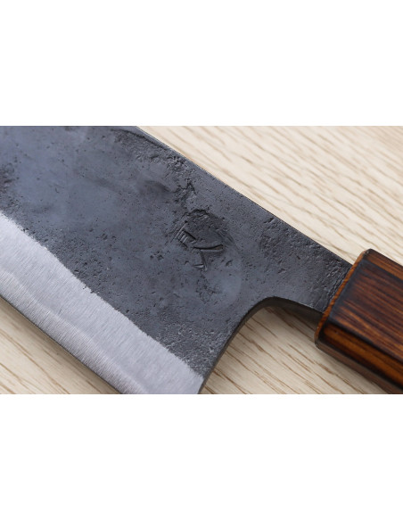 Faca japonesa artesanal Hidetsune BS2 13,5cm deba