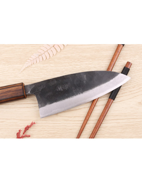 Deba-Messer 13,5cm japanisch handgefertigt Hidetsune BS2