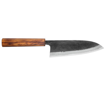 Faca japonesa artesanal Hidetsune BS2 18cm deba