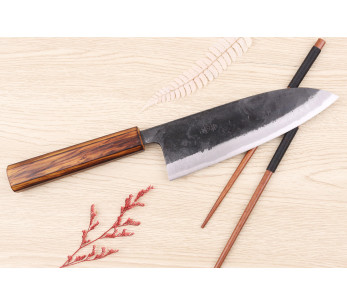 Hidetsune BS2 18cm cuchillo japonés deba hecho a mano 2