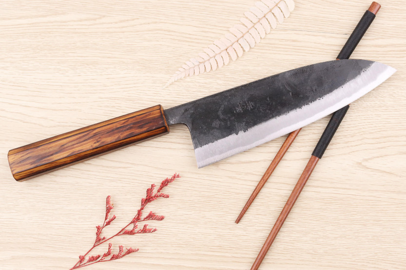Hidetsune BS2 18cm cuchillo japonés deba hecho a mano