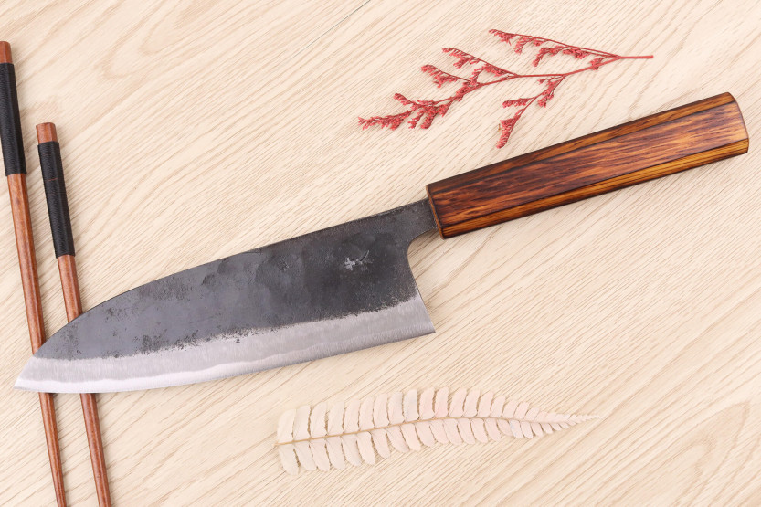 Hidetsune BS2 18cm cuchillo japonés deba hecho a mano