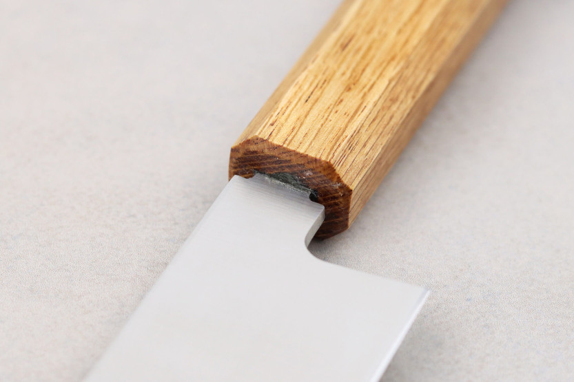 Japanese craft yanagiba knife 30cm Tsunehisa AUS-8 oak handle