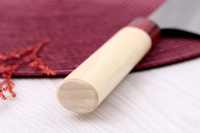 Coltello da cuoco giapponese Masakage Yuki Shirogami 2 24 cm fatto a mano