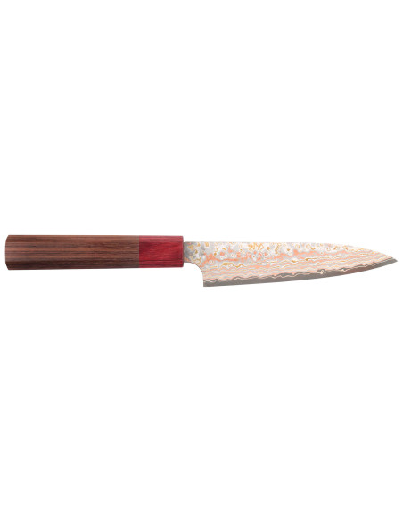 Takeshi Saji VG10 Rainbow Nashiji 13 cm tradisjonell japansk universalkniv