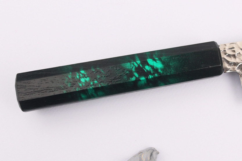 Sakai Takayuki Nanairo Green Damascus VG10 Japansk kockkniv 21cm