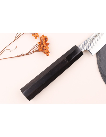 Wusaki Nawame G3 damaskus 13,5 cm japansk hantverkskniv
