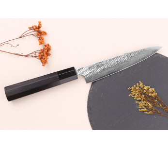Wusaki Nawame G3 damasco 13,5 cm Faca utilitária japonesa para artesanato 2