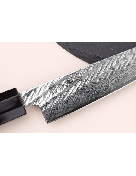 Wusaki Nawame G3 damaskus 13,5 cm japansk hobbykniv