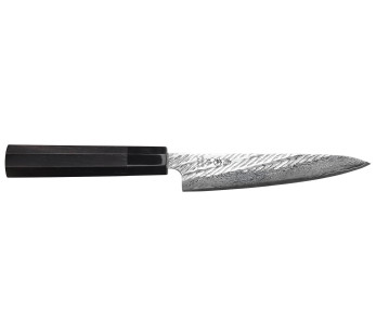 Wusaki Nawame G3 damasco 13,5 cm Faca utilitária japonesa para artesanato