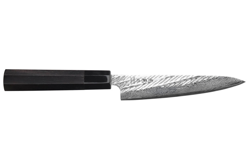 Wusaki Nawame G3 damasco 13,5 cm Faca utilitária japonesa para artesanato