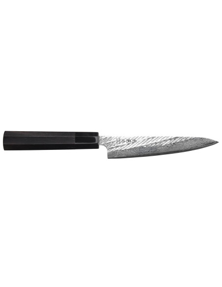 Wusaki Nawame G3 damasco 13,5 cm Faca utilitária japonesa para artesanato