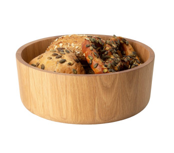 Salatschüssel Continenta aus Eichenholz Ø26x10,3cm 2
