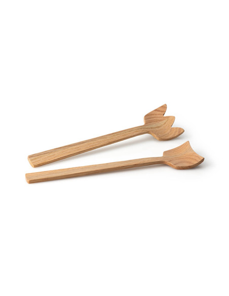 Set di 2 piatti da insalata Continenta in rovere 30,5 cm