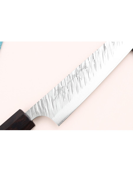 Yu Kurosaki Fujin 15cm SG2 turchese coltello multiuso giapponese fatto a mano