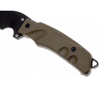 Fox Military Parang Knife 21717 17cm hoja Forprene mango + funda de nylon + kit de supervivencia 2