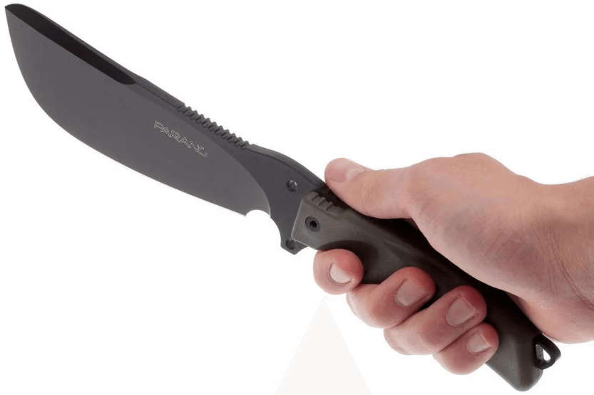 Fox Military Parang Knife 21717 17 cm blad Forprene håndtak + nylonslire + overlevelsessett