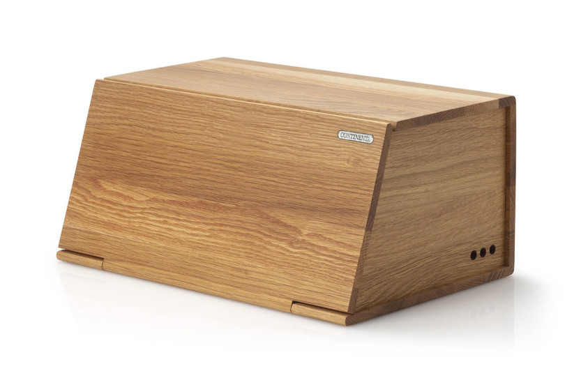 Continenta bread box in oak 40x26x18,5cm
