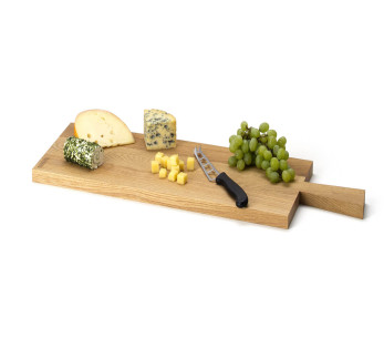 Tabla de aperitivo Continenta en roble 39x17x2cm 2