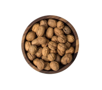 Continenta round serving tray in walnut Ø20x4,3cm 2