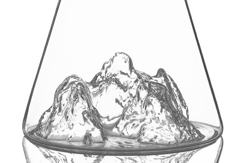 Jarra Topographic Aiguille du midi Alaskan Maker 1L
