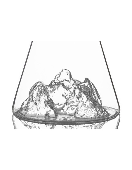 Alaskan Maker Topographic Aiguille du midi vesikarahvi kristallilasista