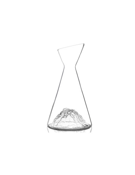 Carafe à eau Alaskan Maker Topographic Mont Blanc en verre cristallin