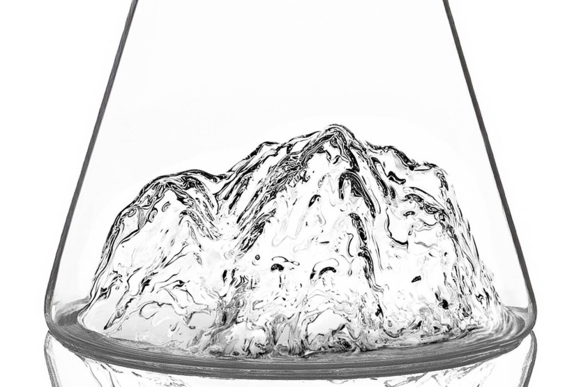 Alaskan Maker Topographic Mont Blanc vandkaraffel i krystalglas