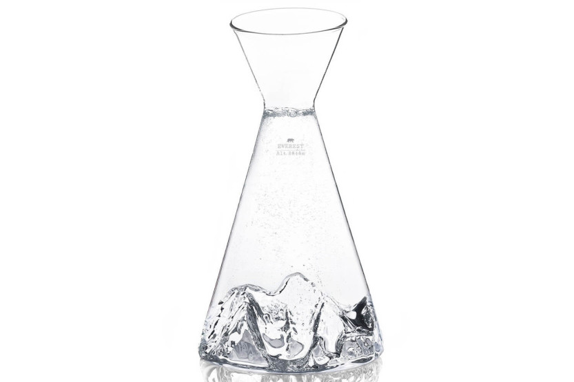 Alaskan Maker Topographic Everest vannkaraffel i krystallglass