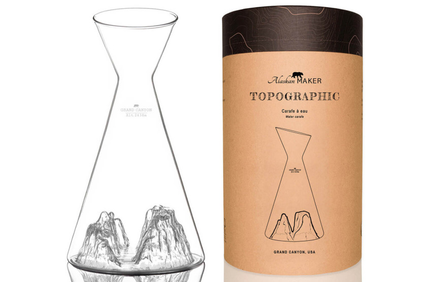 Alaskan Maker Topographic Grand Canyon krystalvandkande