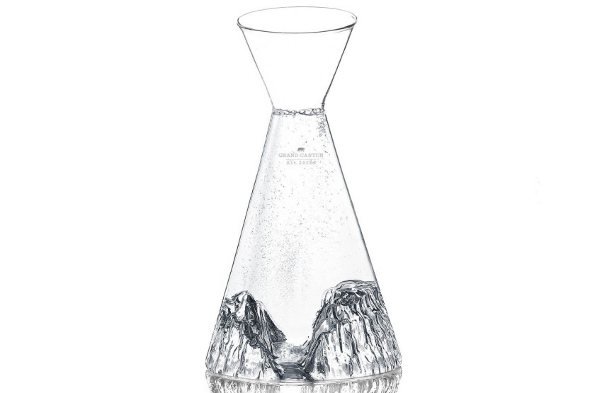 Alaskan Maker Topographic Grand Canyon Caraffa per acqua in cristallo