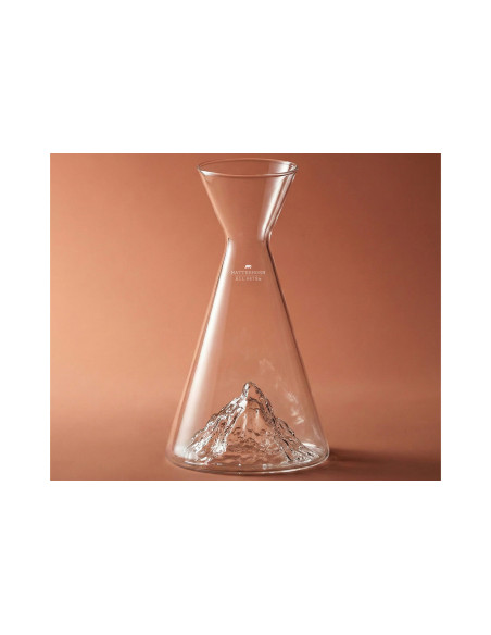 Alaskan Maker Topographic Matterhorn vannkaraffel i krystallglass