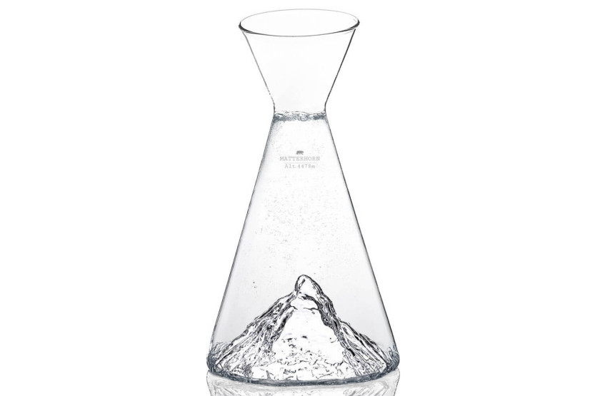 Alaskan Maker Topographic Matterhorn vannkaraffel i krystallglass