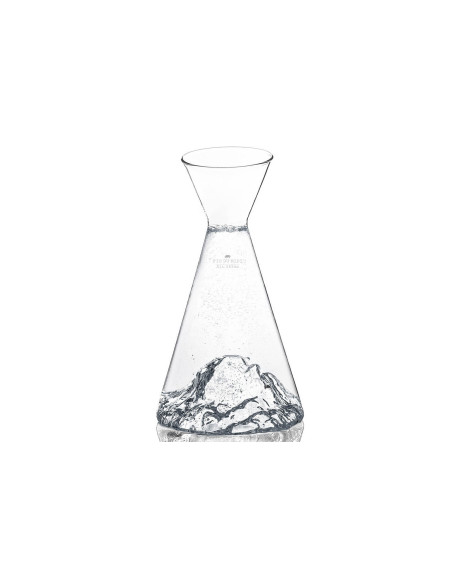 Carafe à eau Alaskan Maker Topographic Pic du midi en verre cristallin
